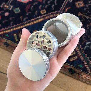 Chrome Tobacco Grinder Two Inch 🌿